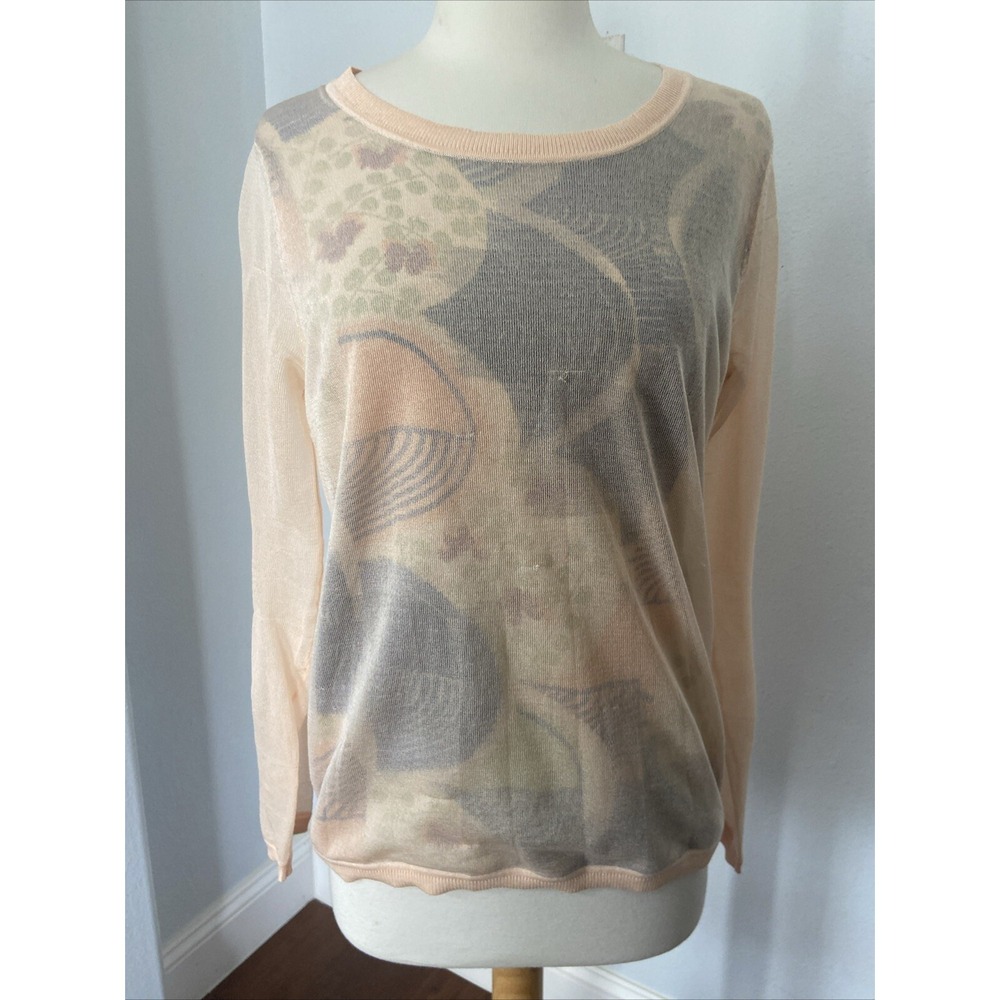 Scotch & Soda Sheer Floral Print Top